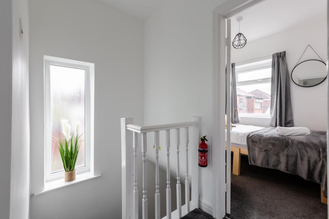 1 Mile To Etihad Stadium & Coop Arena, Free Parking, 7 Ppl Villa Mánchester Exterior foto