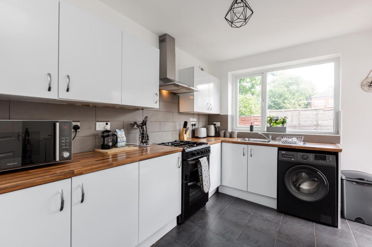 1 Mile To Etihad Stadium & Coop Arena, Free Parking, 7 Ppl Villa Mánchester Exterior foto