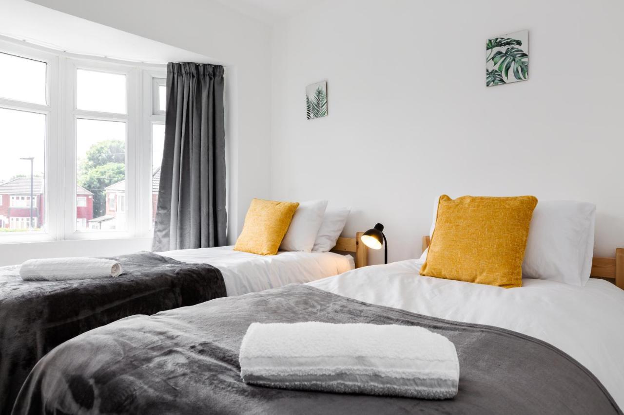 1 Mile To Etihad Stadium & Coop Arena, Free Parking, 7 Ppl Villa Mánchester Exterior foto
